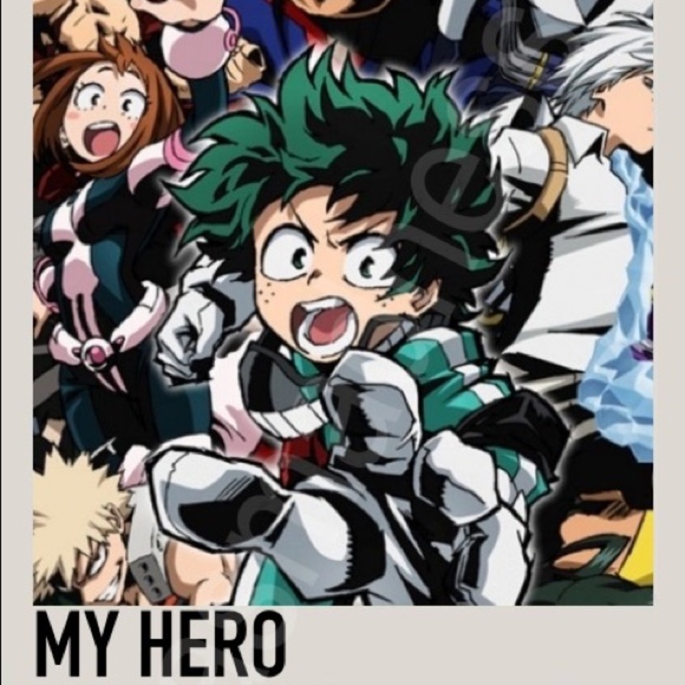 My Hero Academia Anime Keychain